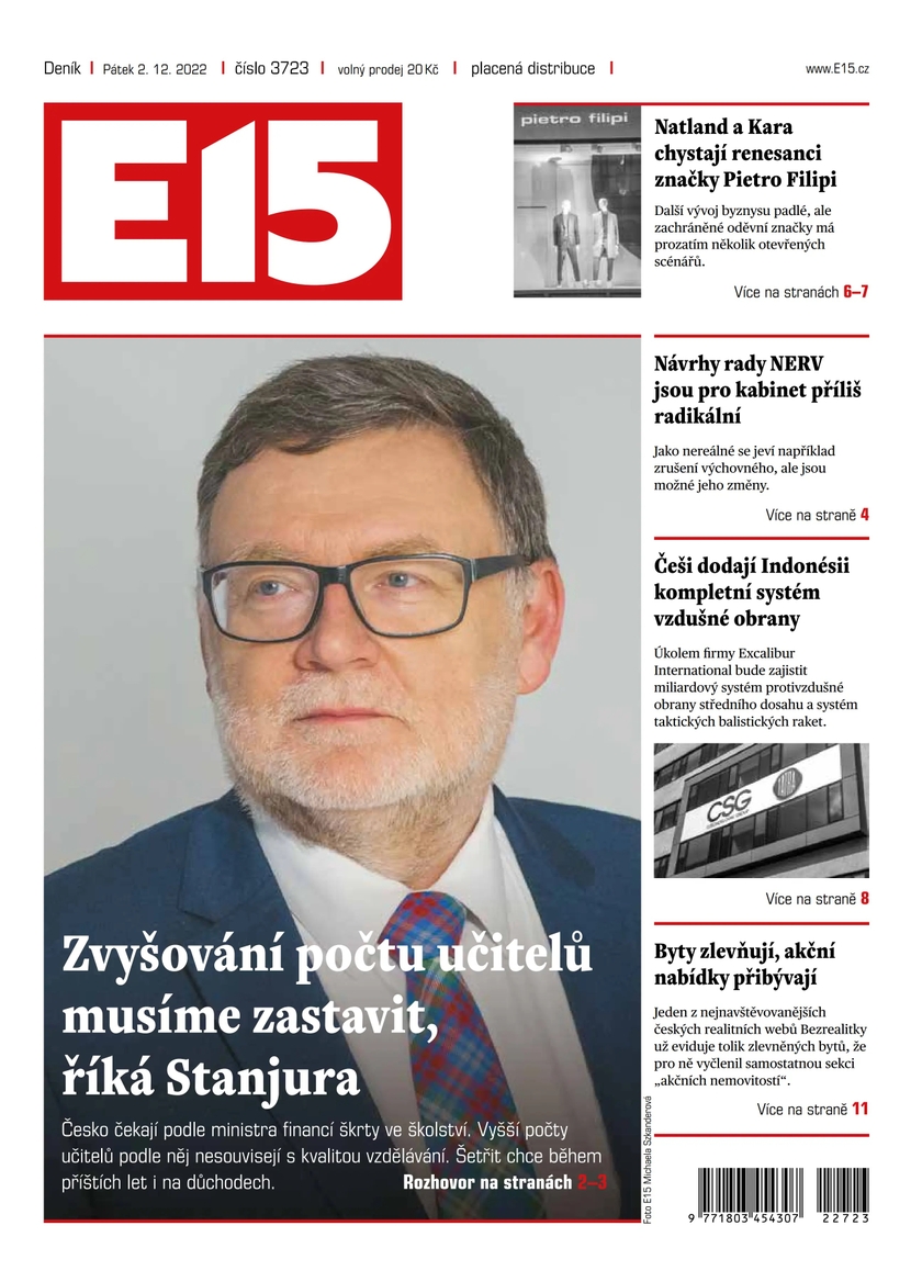 E-magazín e15 - 2.12.2022 - CZECH NEWS CENTER a. s.