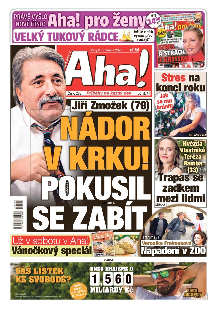 E-magazín Aha! - 6.12.2022 - CZECH NEWS CENTER a. s.
