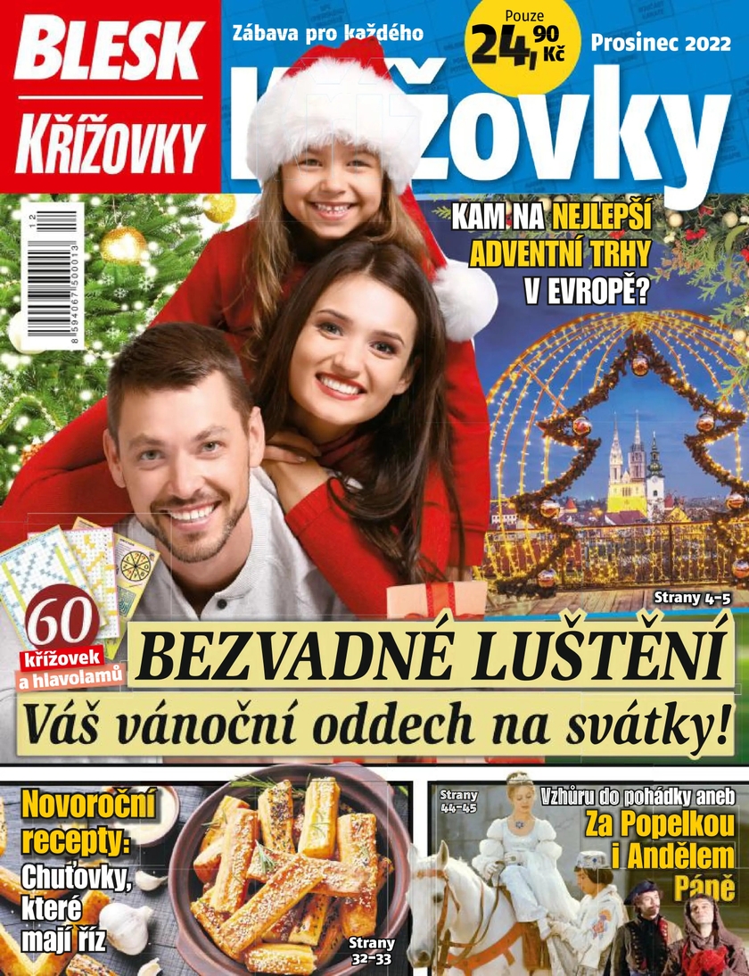E-magazín BLESK KŘÍŽOVKY - 12/2022 - CZECH NEWS CENTER a. s.