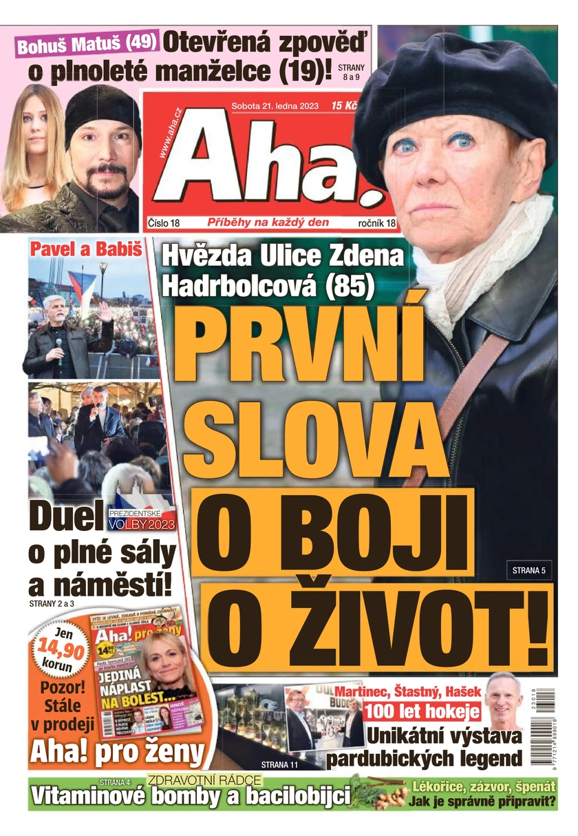 E-magazín Aha! - 21.1.2023 - CZECH NEWS CENTER a. s.