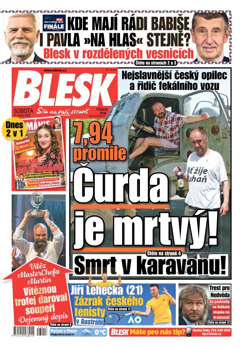 E-magazín BLESK - 21.1.2023 - CZECH NEWS CENTER a. s.