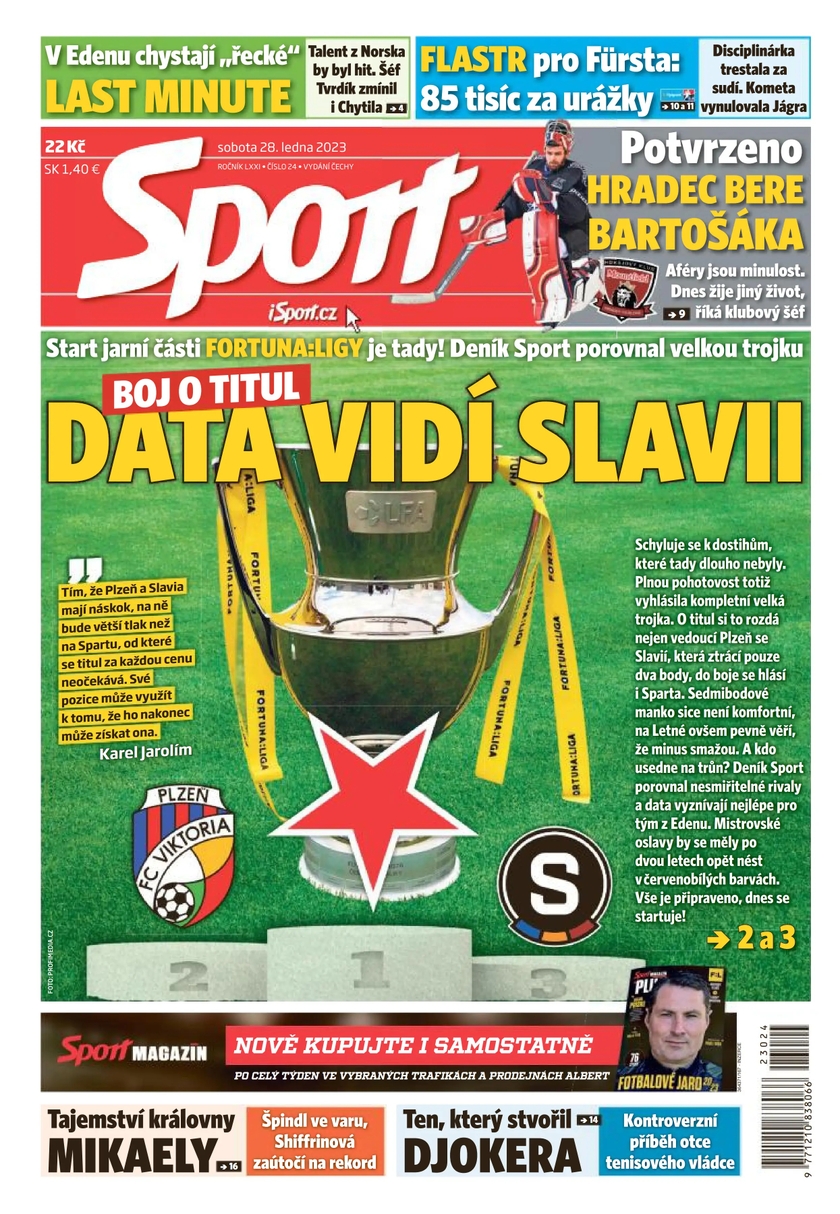 E-magazín Sport - 28.1.2023 - CZECH NEWS CENTER a. s.