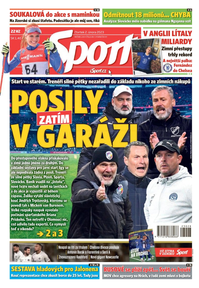 E-magazín Sport - 2.2.2023 - CZECH NEWS CENTER a. s.