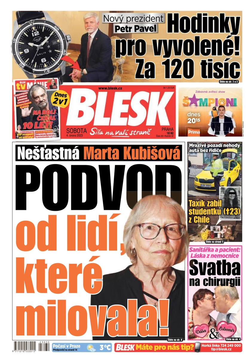 E-magazín BLESK - 4.2.2023 - CZECH NEWS CENTER a. s.