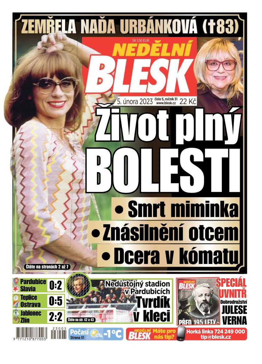 E-magazín NEDĚLNÍ BLESK - 5/2023 - CZECH NEWS CENTER a. s.