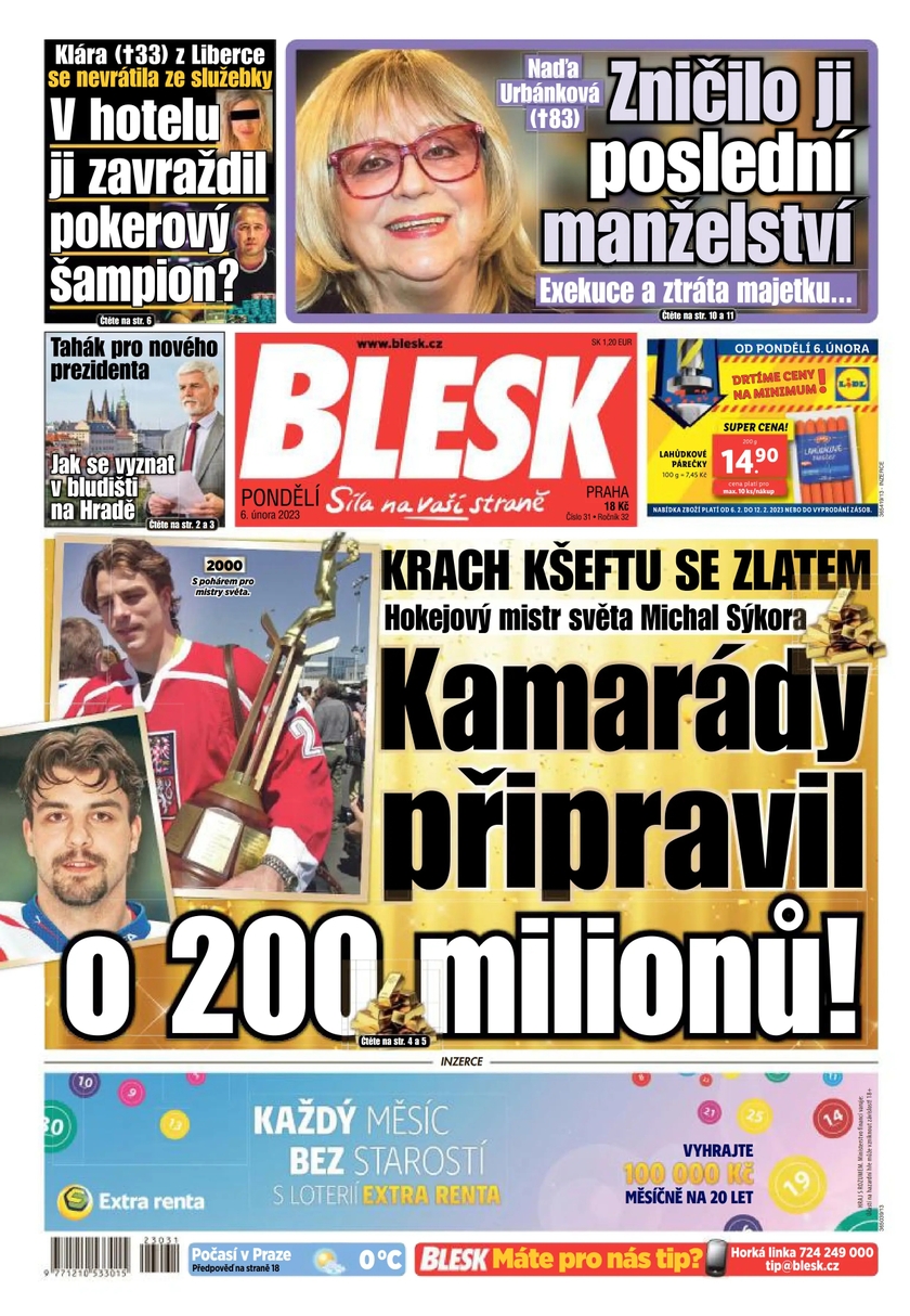 E-magazín BLESK - 6.2.2023 - CZECH NEWS CENTER a. s.