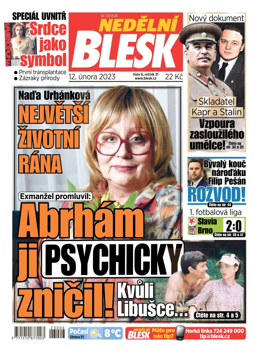 E-magazín NEDĚLNÍ BLESK - 6/2023 - CZECH NEWS CENTER a. s.