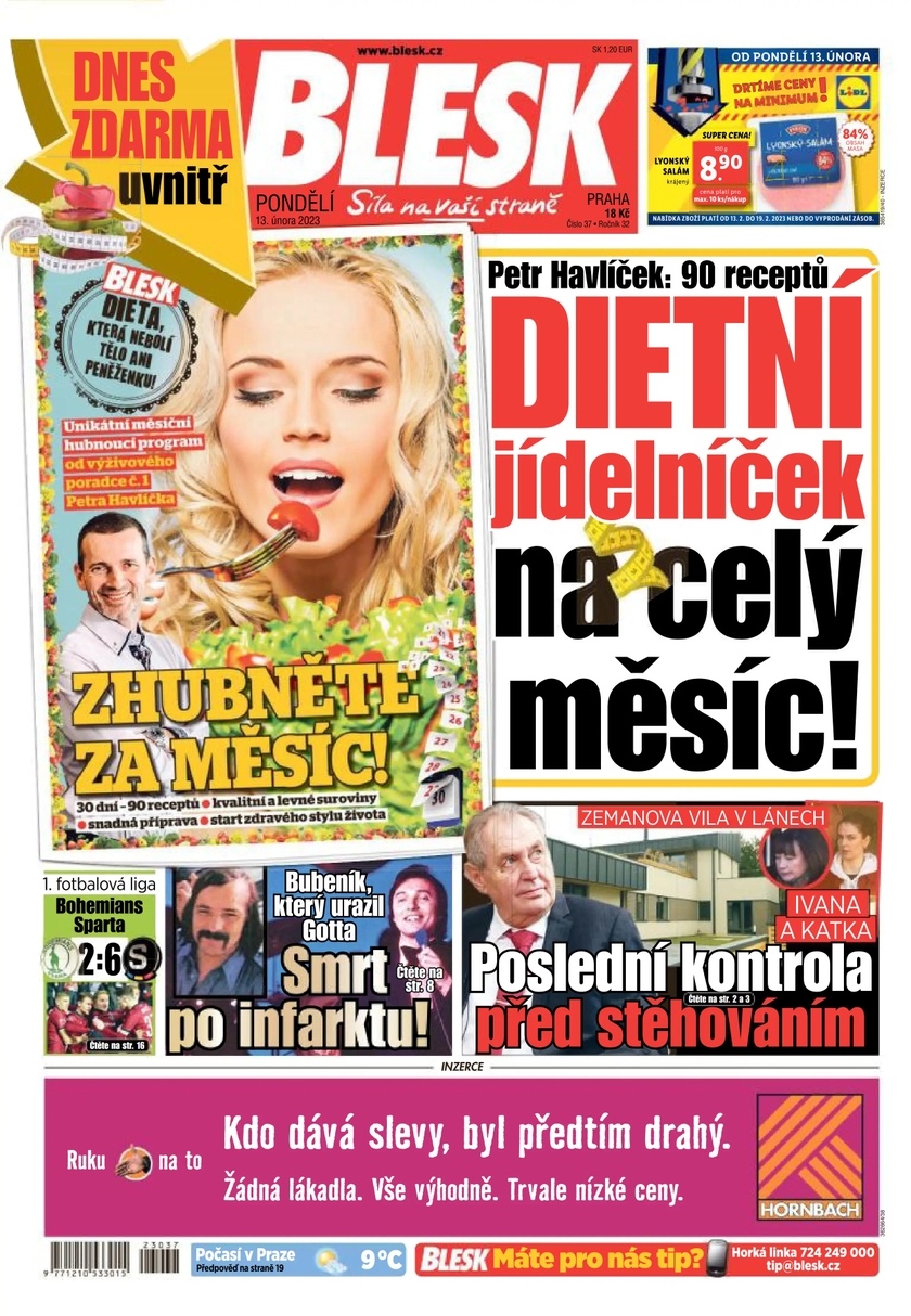 E-magazín BLESK - 13.2.2023 - CZECH NEWS CENTER a. s.