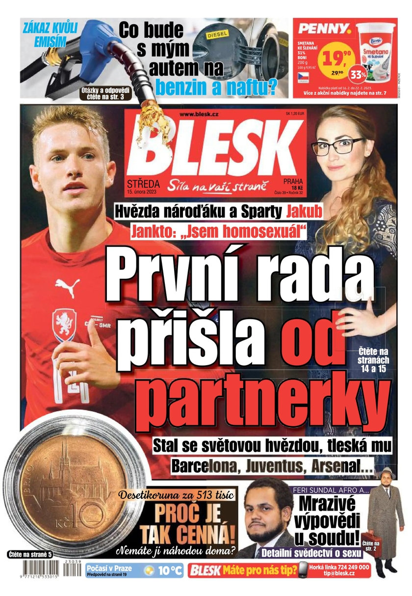 E-magazín BLESK - 15.2.2023 - CZECH NEWS CENTER a. s.
