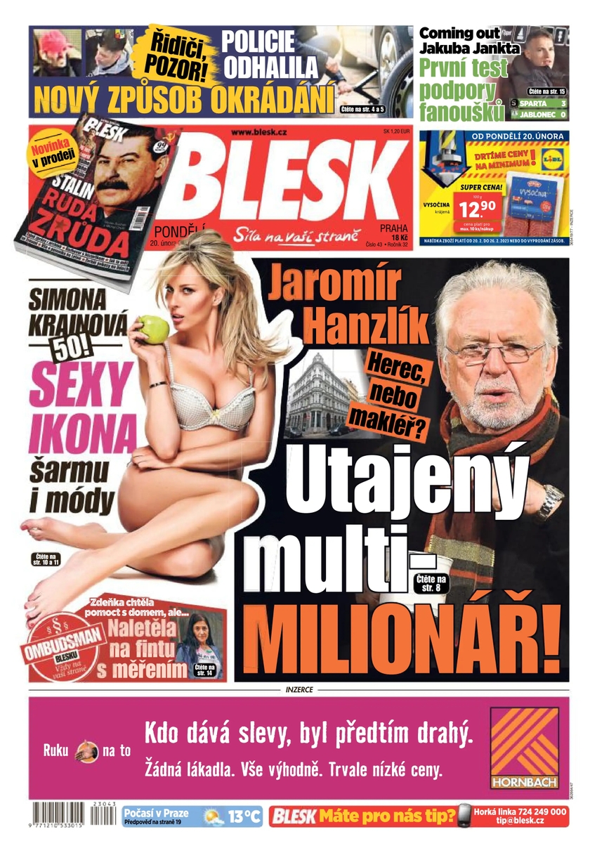 E-magazín BLESK - 20.2.2023 - CZECH NEWS CENTER a. s.
