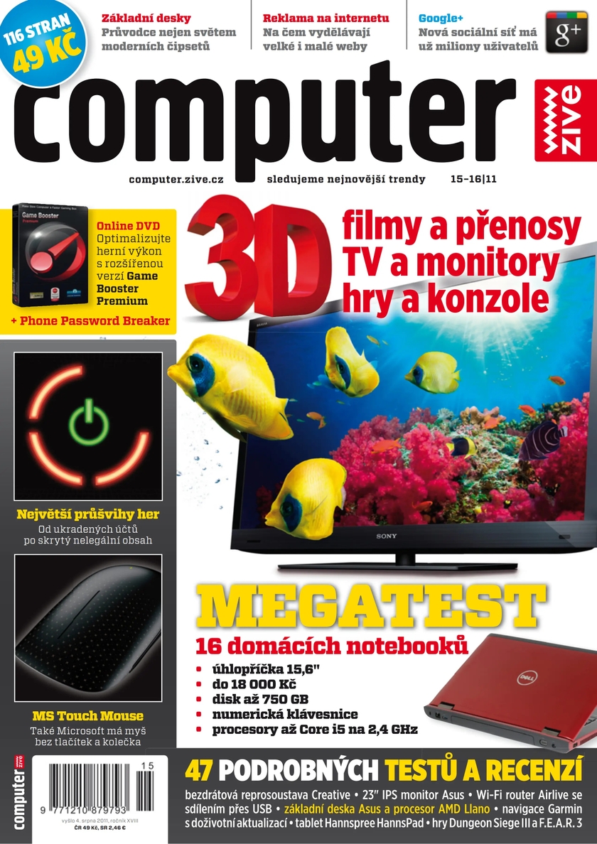 E-magazín COMPUTER - 15-16/2011 - CZECH NEWS CENTER a. s.
