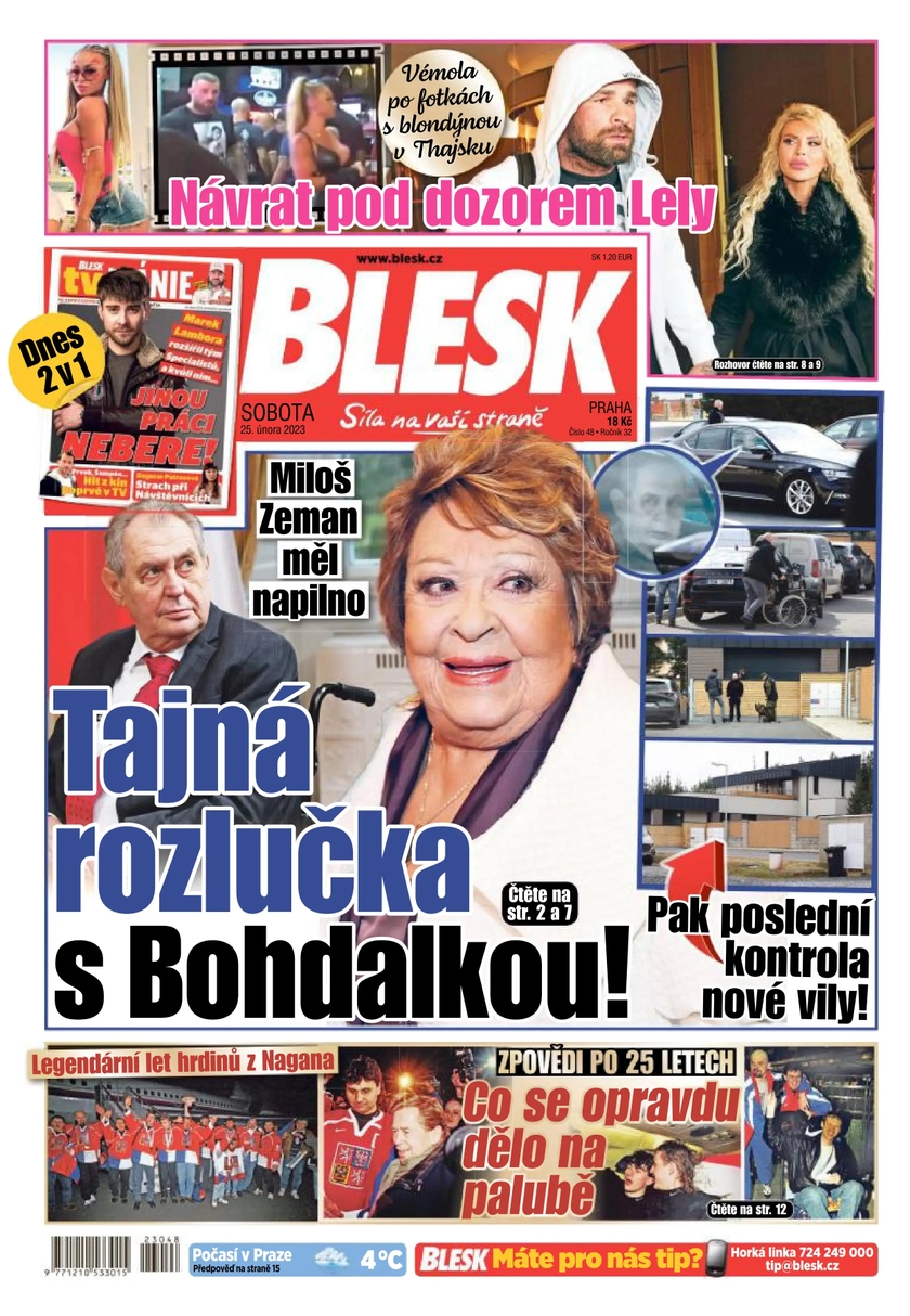 E-magazín BLESK - 25.2.2023 - CZECH NEWS CENTER a. s.