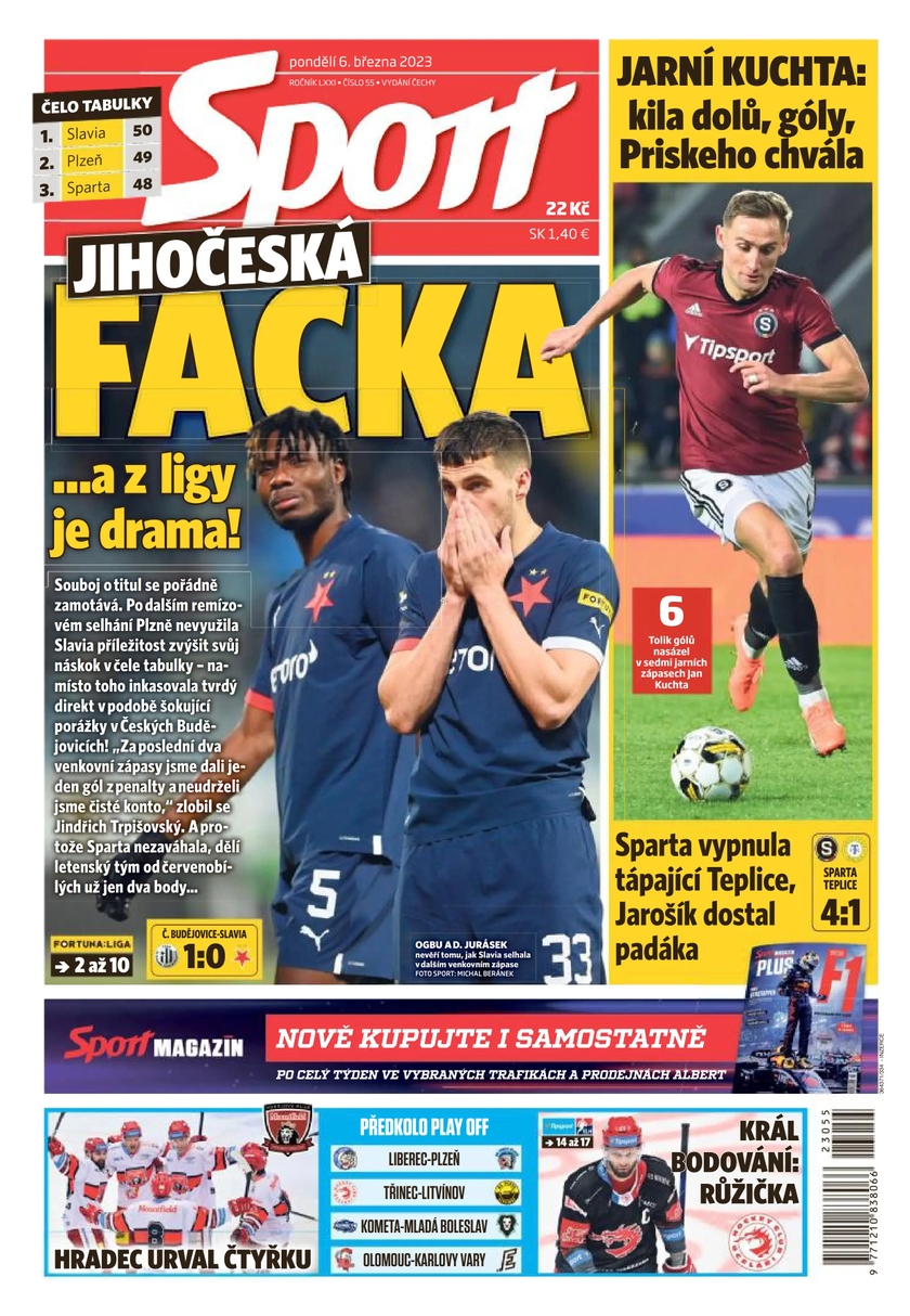 E-magazín Sport - 6.3.2023 - CZECH NEWS CENTER a. s.