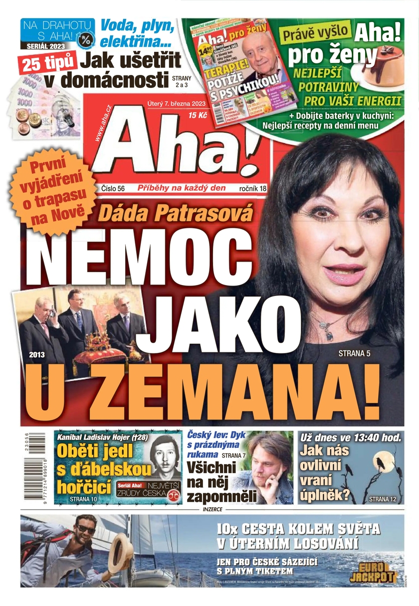 E-magazín Aha! - 7.3.2023 - CZECH NEWS CENTER a. s.