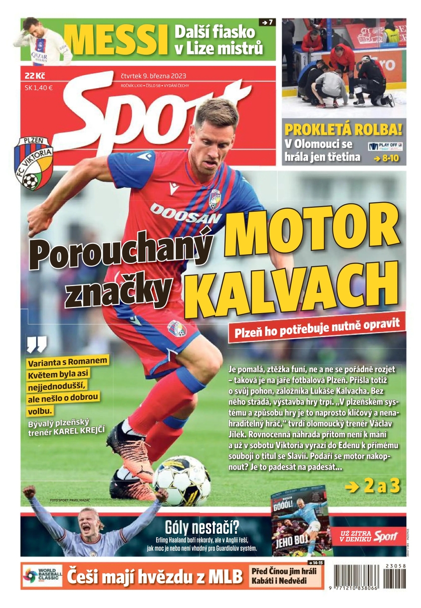 E-magazín Sport - 9.3.2023 - CZECH NEWS CENTER a. s.