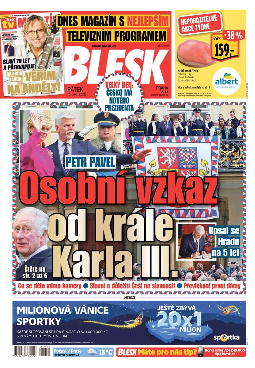 E-magazín BLESK - 10.3.2023 - CZECH NEWS CENTER a. s.