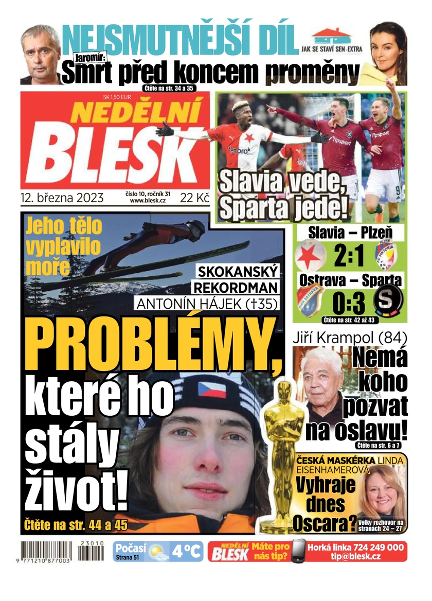 E-magazín NEDĚLNÍ BLESK - 10/2023 - CZECH NEWS CENTER a. s.