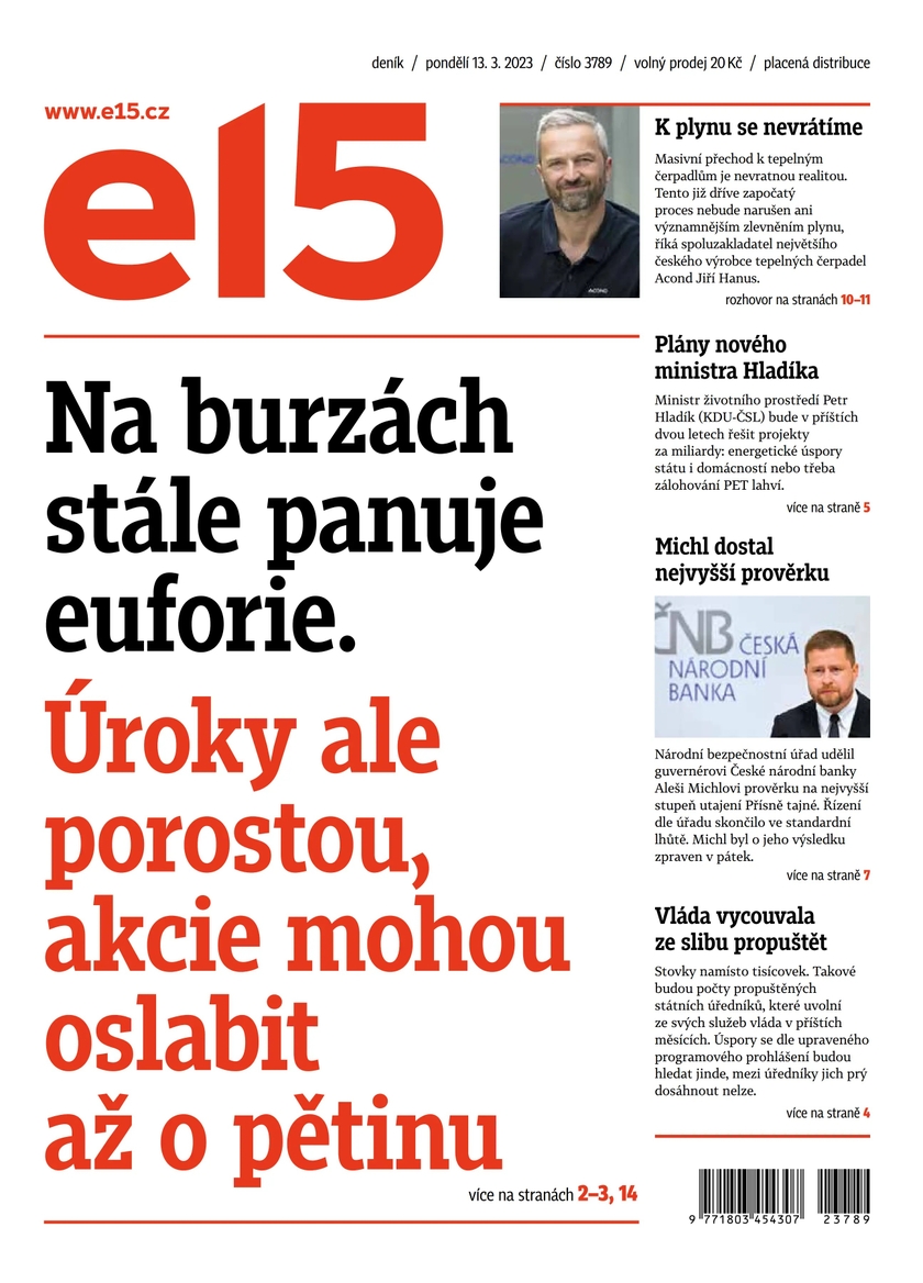 E-magazín E15 - 13.3.2023 - CZECH NEWS CENTER a. s.