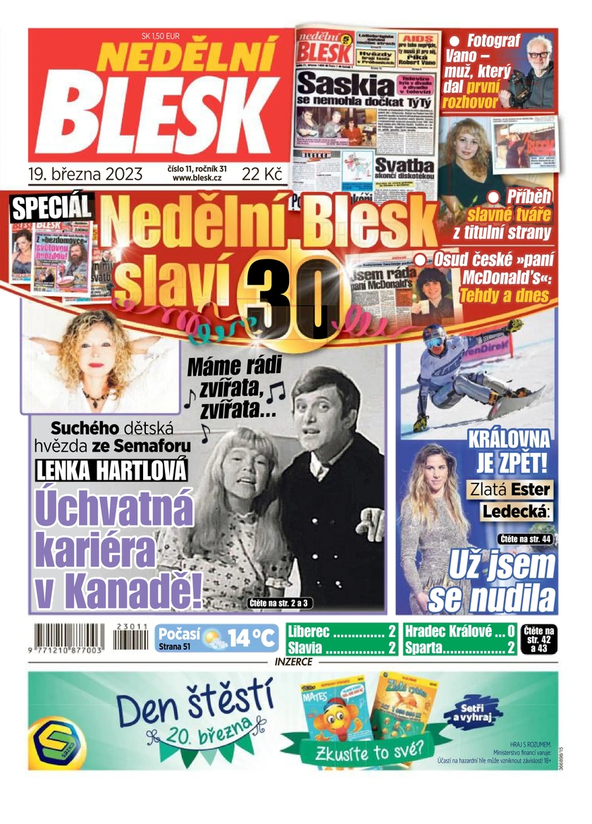 E-magazín NEDĚLNÍ BLESK - 11/2023 - CZECH NEWS CENTER a. s.