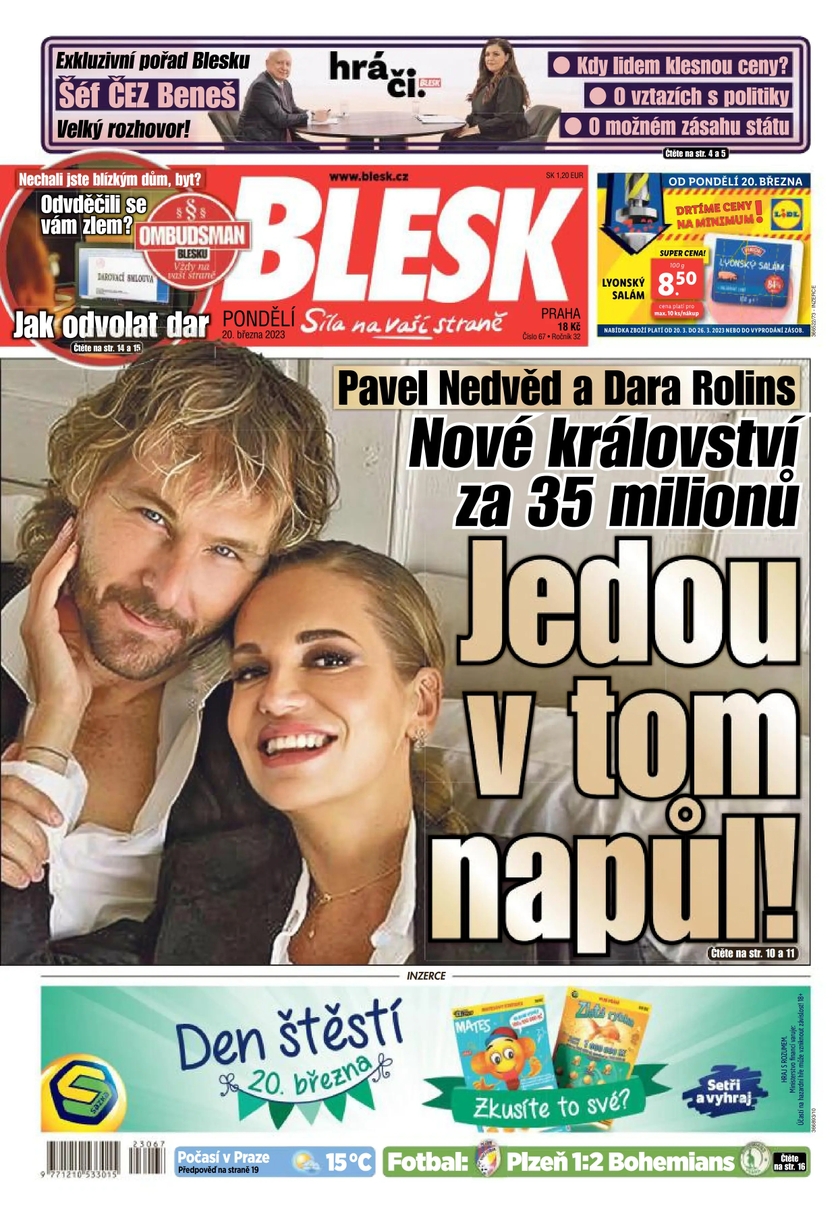E-magazín BLESK - 20.3.2023 - CZECH NEWS CENTER a. s.