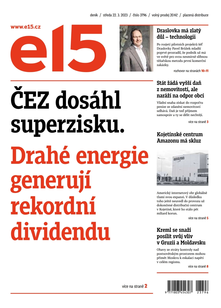 E-magazín e15 - 22.3.2023 - CZECH NEWS CENTER a. s.