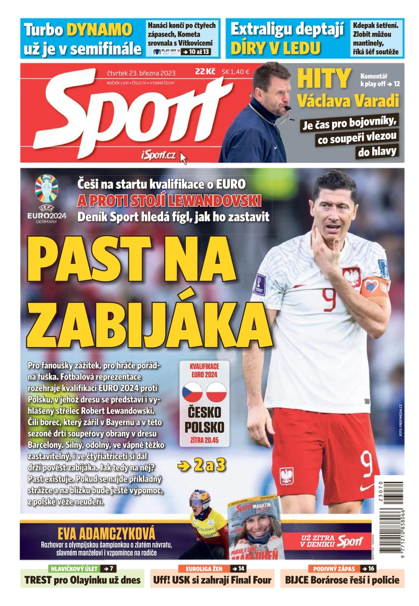 E-magazín Sport - 23.3.2023 - CZECH NEWS CENTER a. s.