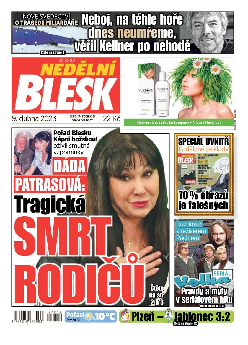E-magazín NEDĚLNÍ BLESK - 14/2023 - CZECH NEWS CENTER a. s.