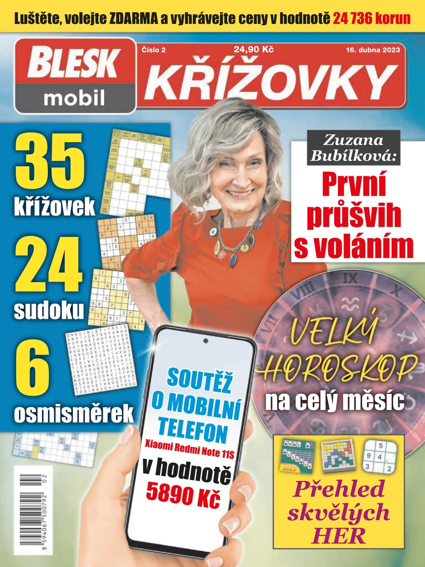 E-magazín BLESKmobil KŘÍŽOVKY - 2/2023 - CZECH NEWS CENTER a. s.