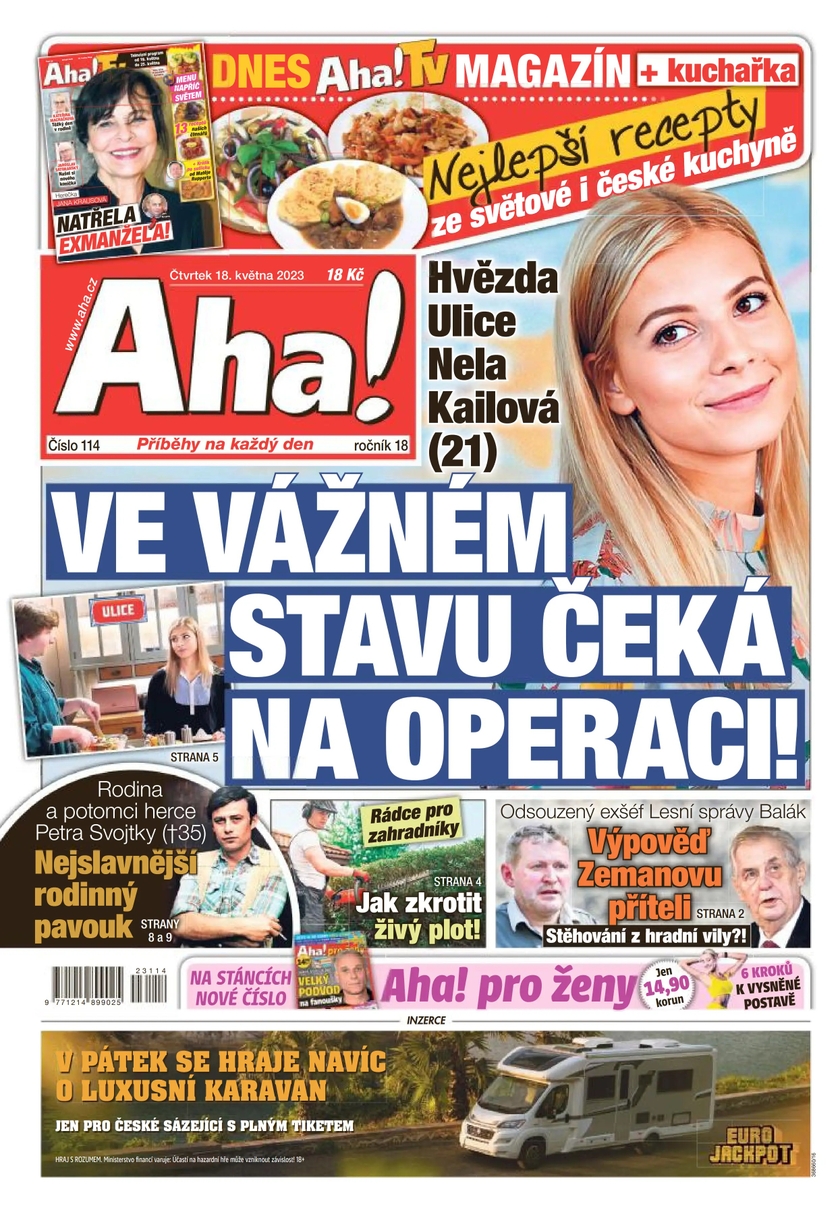 E-magazín Aha! - 18.5.2023 - CZECH NEWS CENTER a. s.