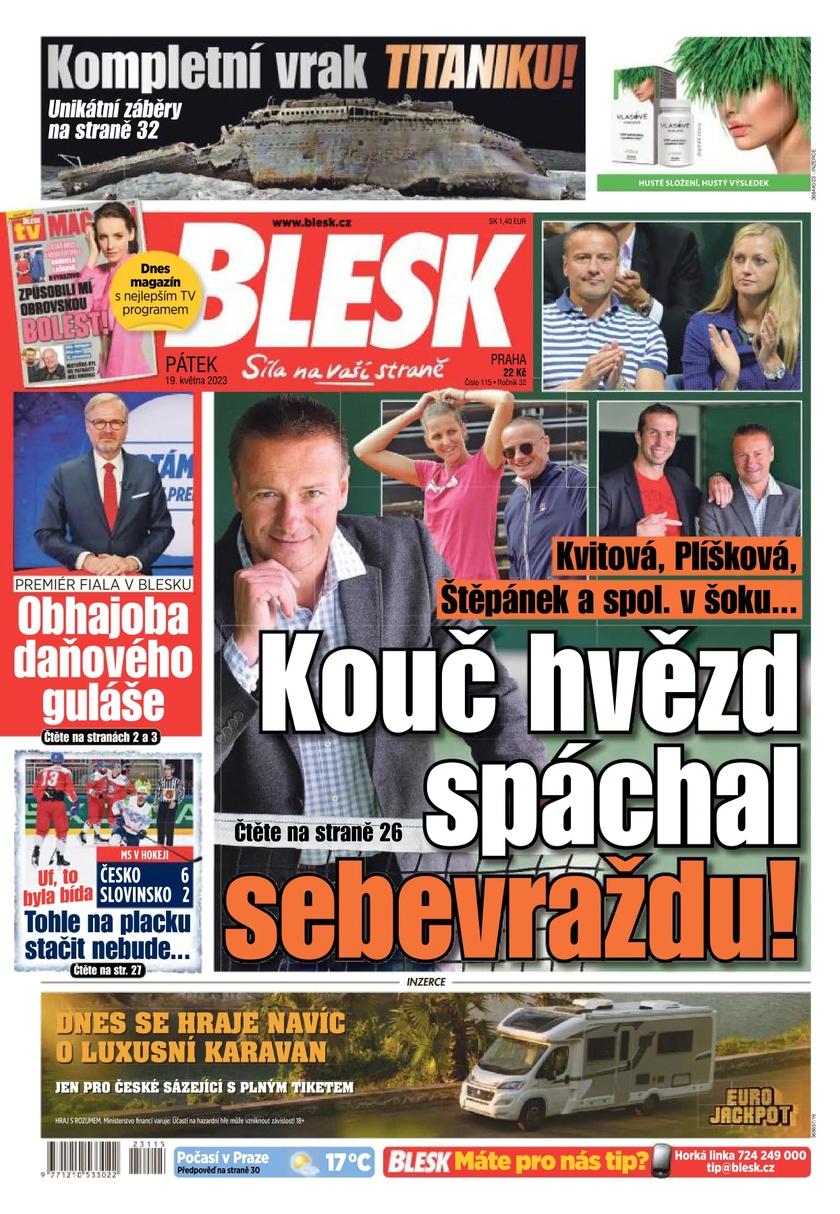 E-magazín BLESK - 19.5.2023 - CZECH NEWS CENTER a. s.