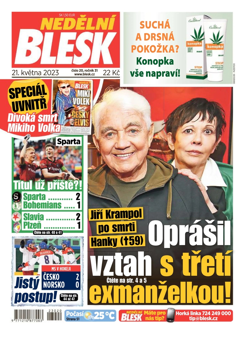 E-magazín NEDĚLNÍ BLESK - 20/2023 - CZECH NEWS CENTER a. s.
