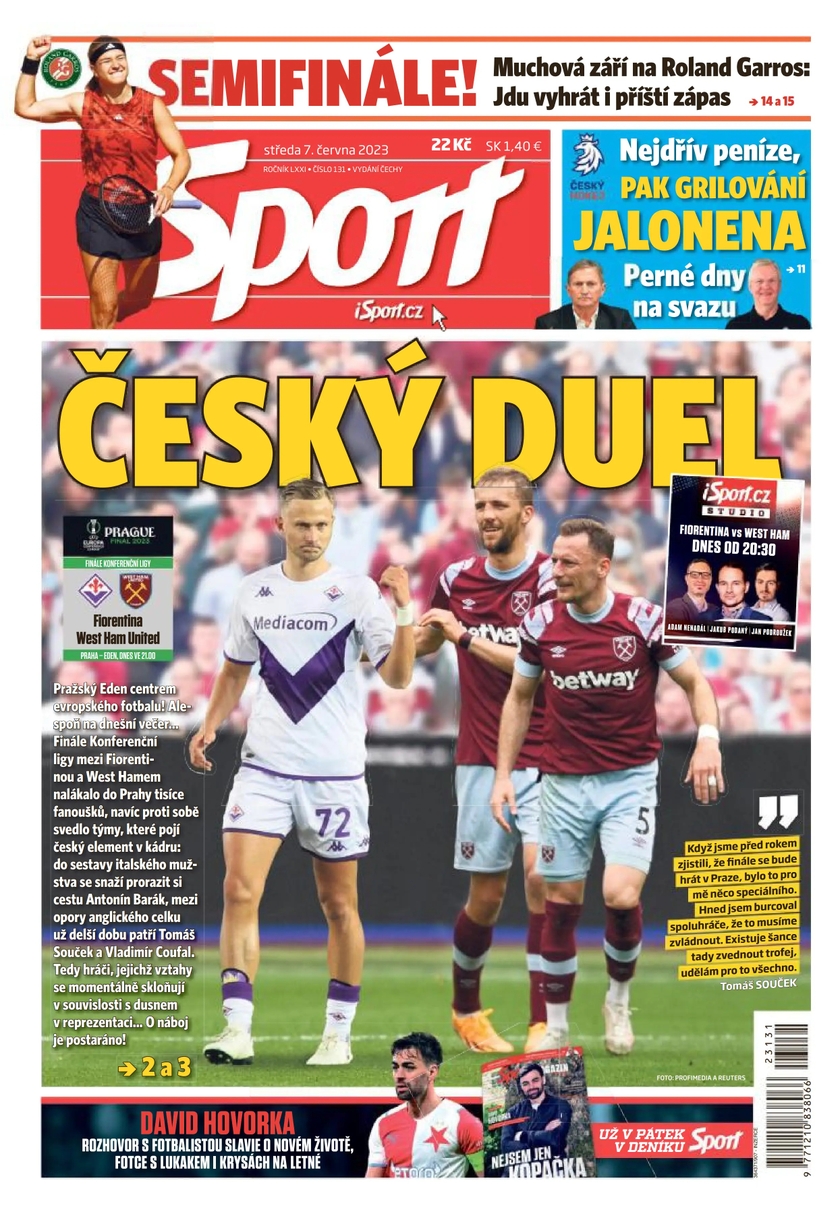 E-magazín Sport - 7.6.2023 - CZECH NEWS CENTER a. s.