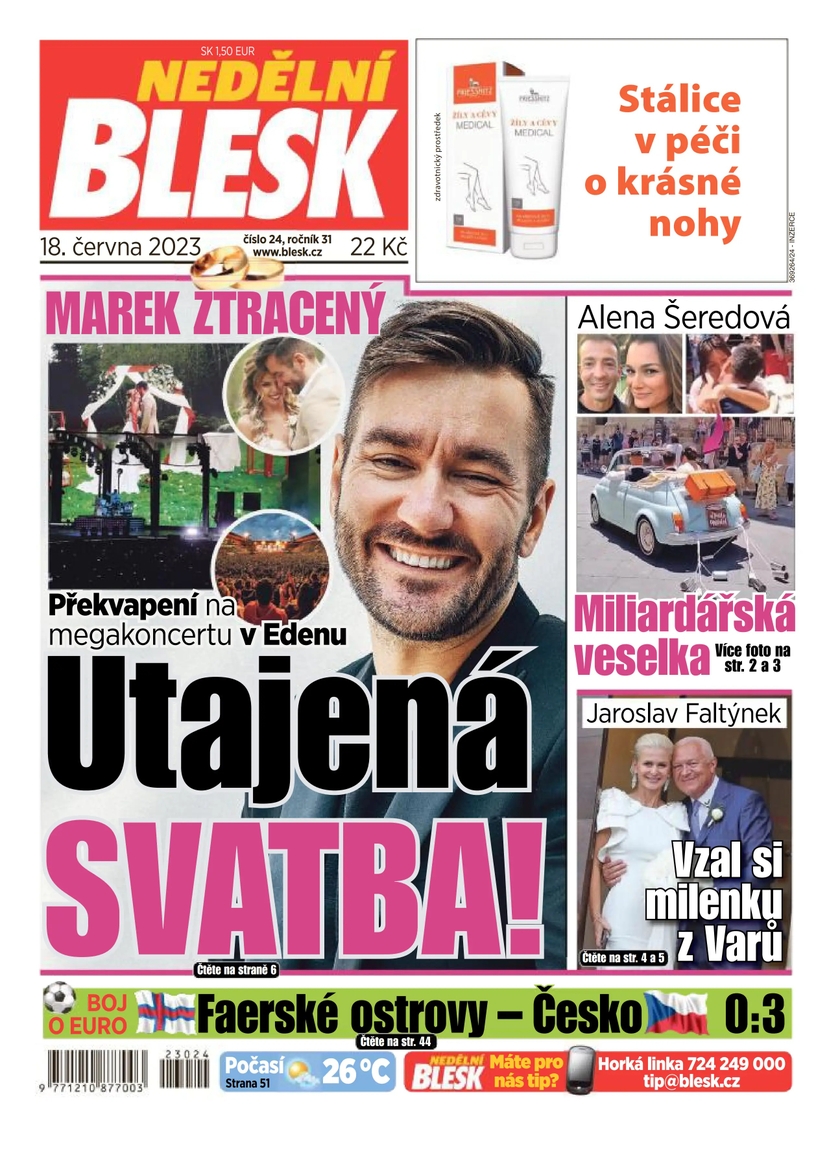 E-magazín NEDĚLNÍ BLESK - 24/2023 - CZECH NEWS CENTER a. s.