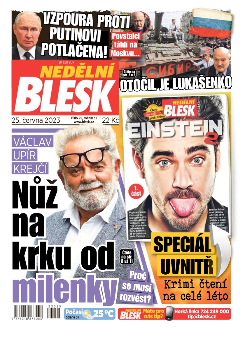E-magazín NEDĚLNÍ BLESK - 25/2023 - CZECH NEWS CENTER a. s.