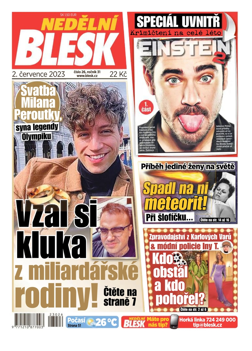E-magazín NEDĚLNÍ BLESK - 26/2023 - CZECH NEWS CENTER a. s.