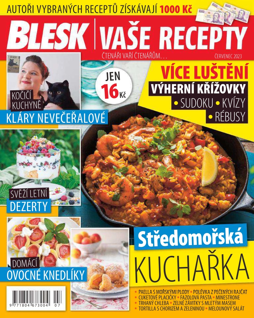 E-magazín BLESK VAŠE RECEPTY - 7/2023 - CZECH NEWS CENTER a. s.
