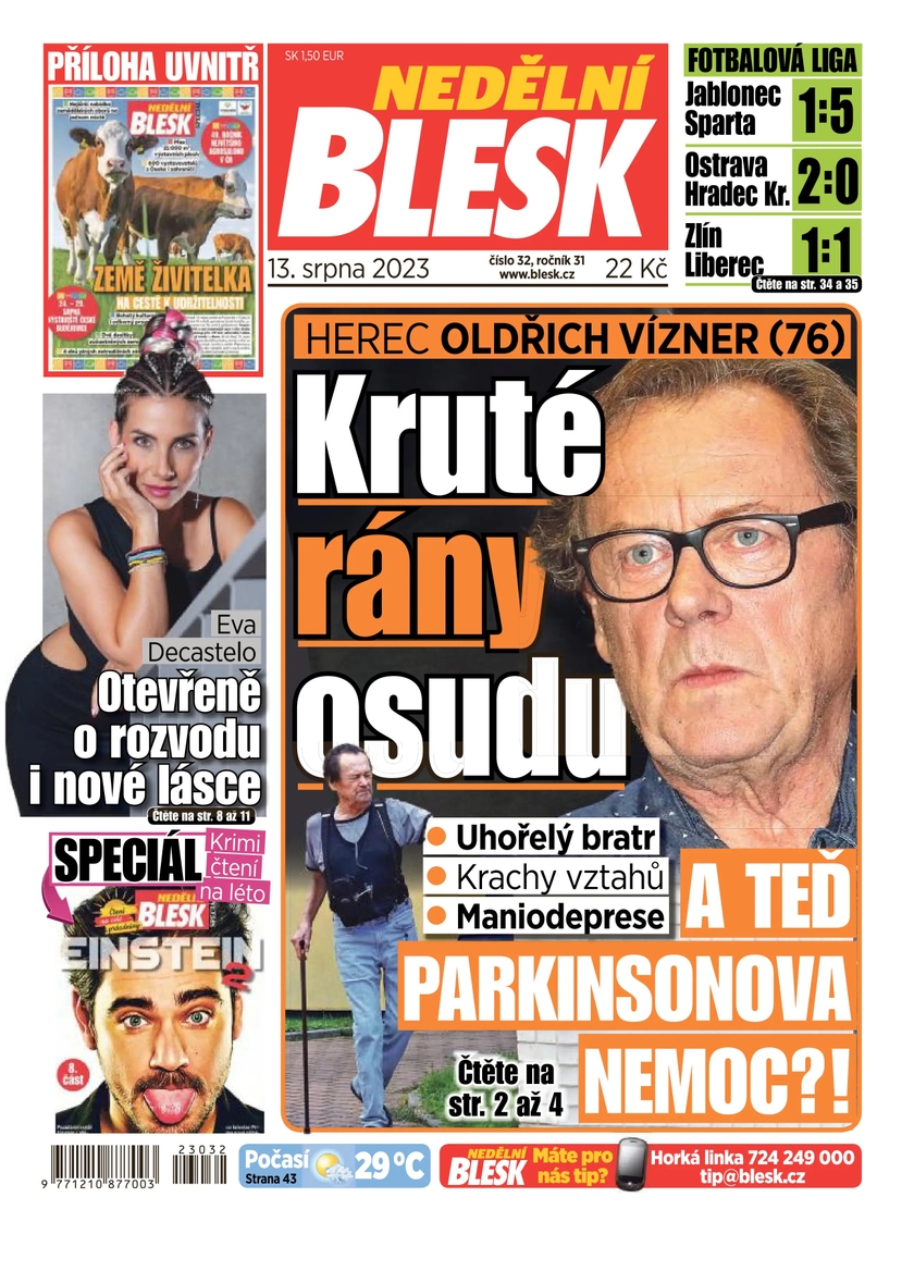 E-magazín NEDĚLNÍ BLESK - 32/2023 - CZECH NEWS CENTER a. s.