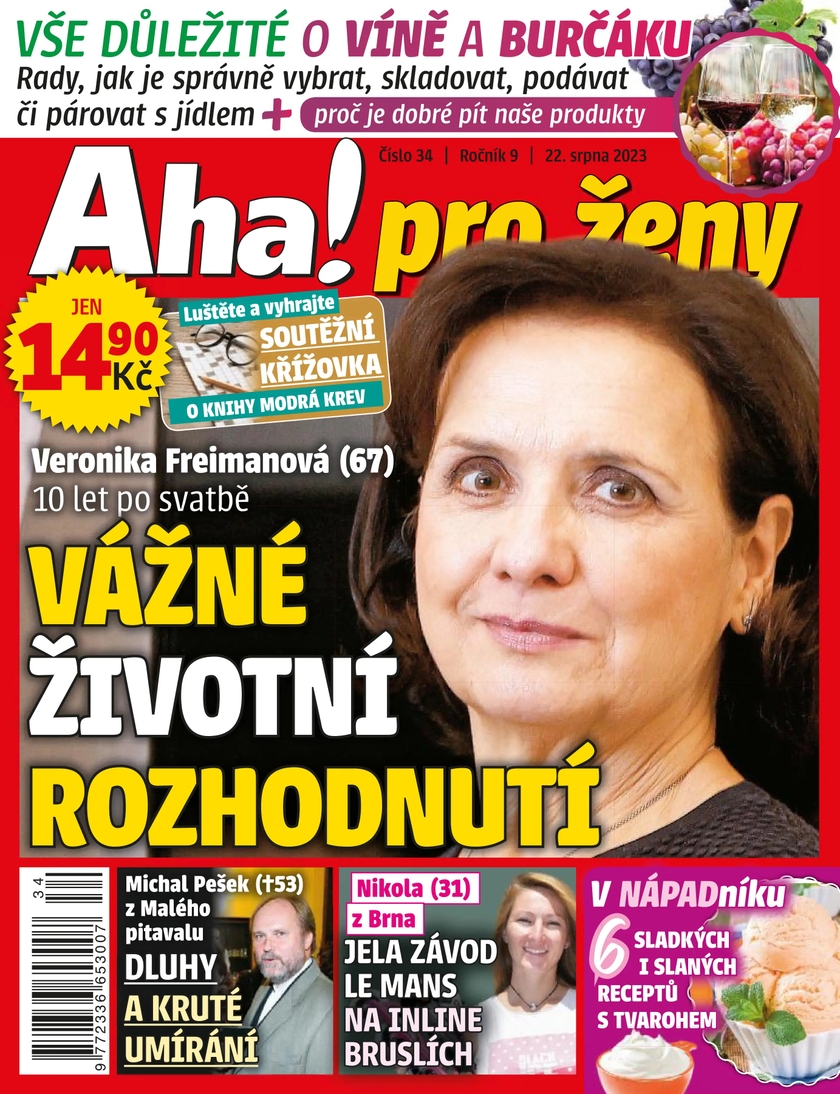 E-magazín Aha! pro ženy - 34/2023 - CZECH NEWS CENTER a. s.