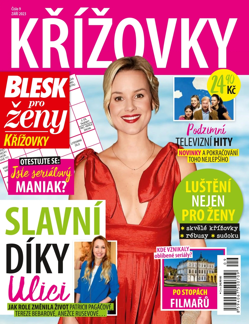 E-magazín BLESK pro ženy KŘÍŽOVKY - 9/2023 - CZECH NEWS CENTER a. s.