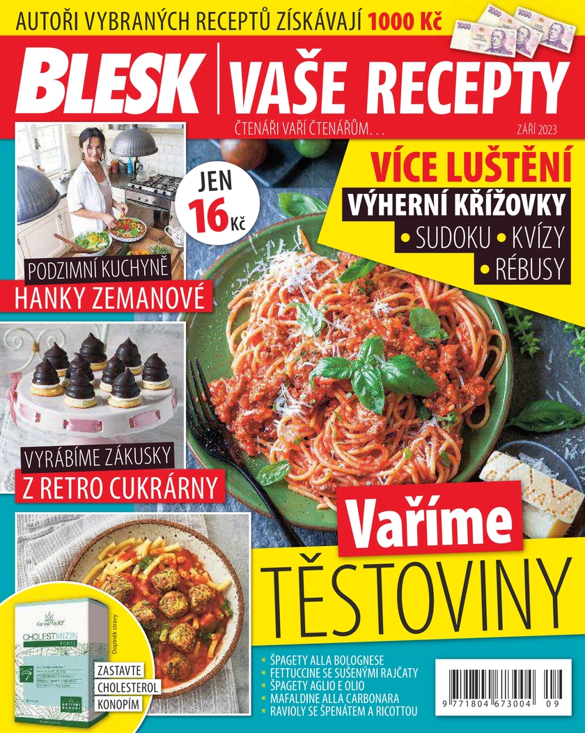 E-magazín BLESK VAŠE RECEPTY - 9/2023 - CZECH NEWS CENTER a. s.