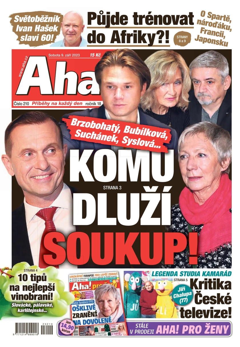 E-magazín Aha! - 9.9.2023 - CZECH NEWS CENTER a. s.