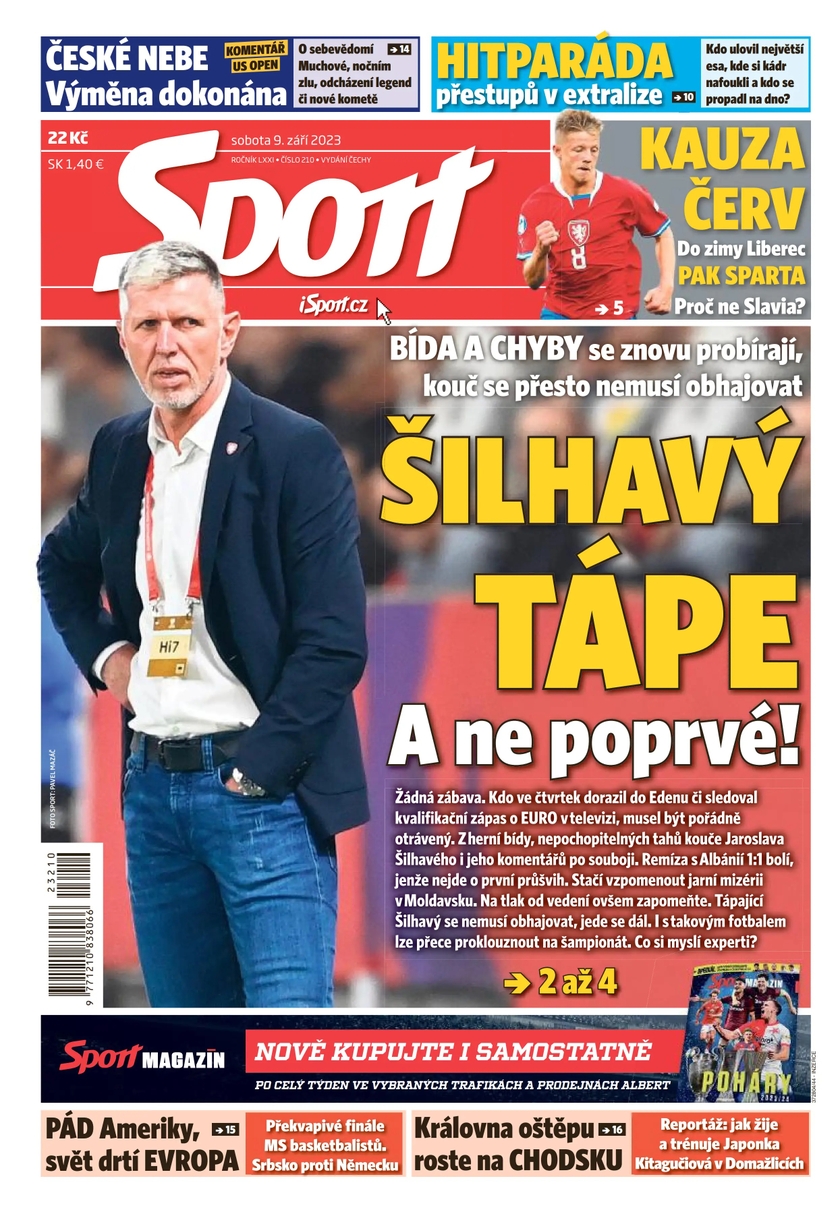 E-magazín Sport - 9.9.2023 - CZECH NEWS CENTER a. s.