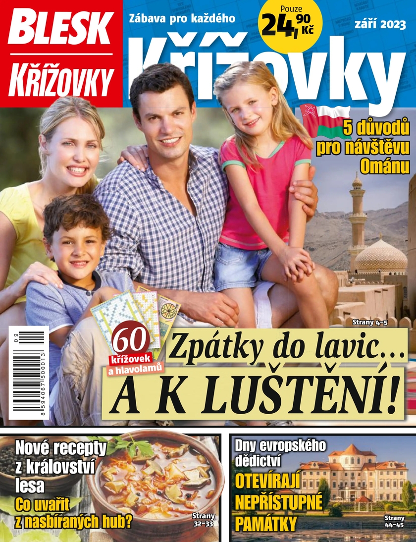E-magazín BLESK KŘÍŽOVKY - 9/2023 - CZECH NEWS CENTER a. s.