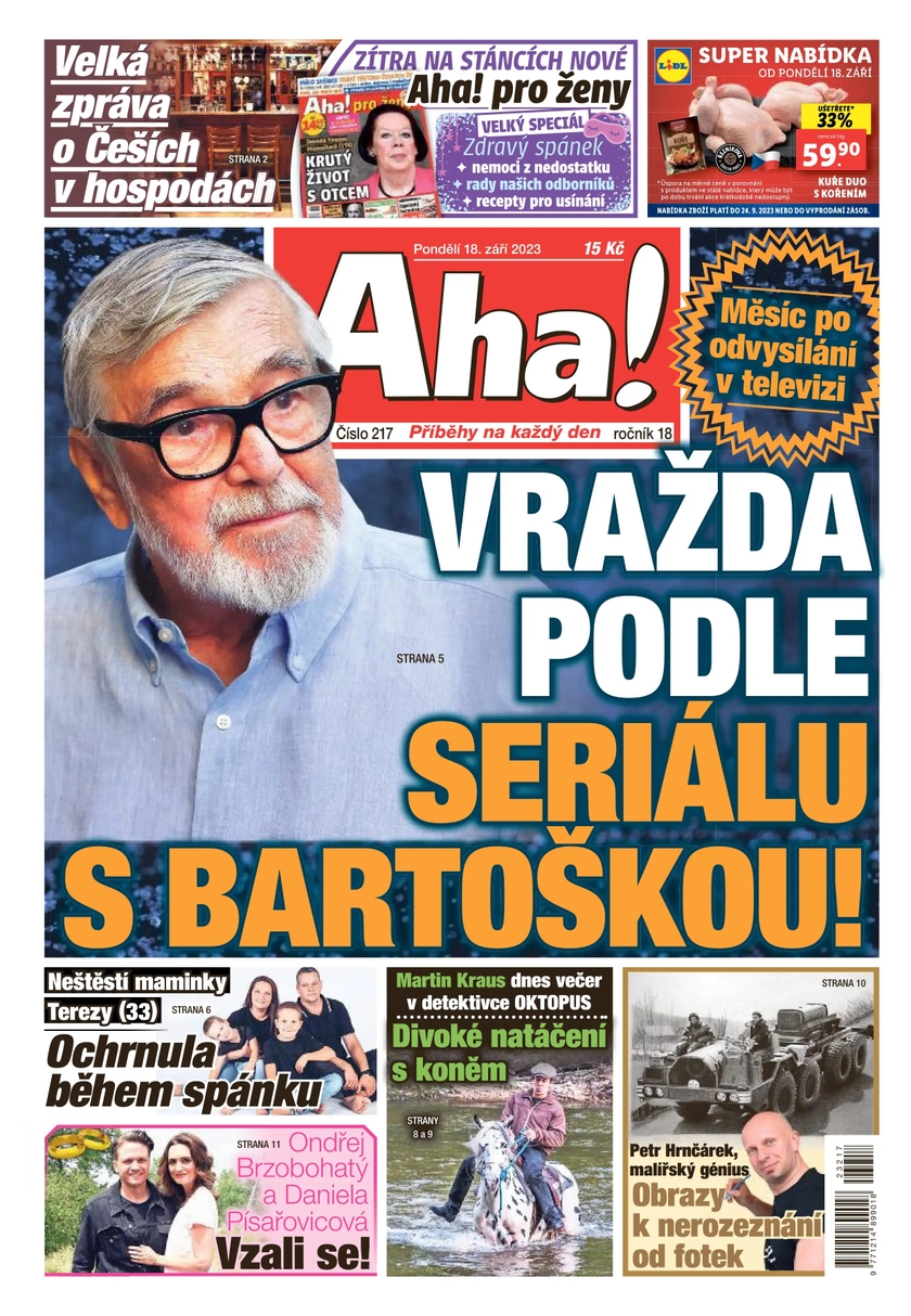 E-magazín Aha! - 18.9.2023 - CZECH NEWS CENTER a. s.