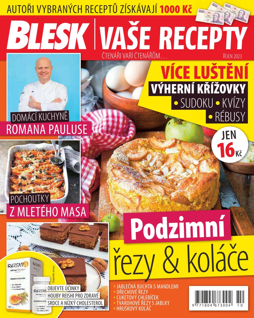 E-magazín BLESK VAŠE RECEPTY - 10/2023 - CZECH NEWS CENTER a. s.
