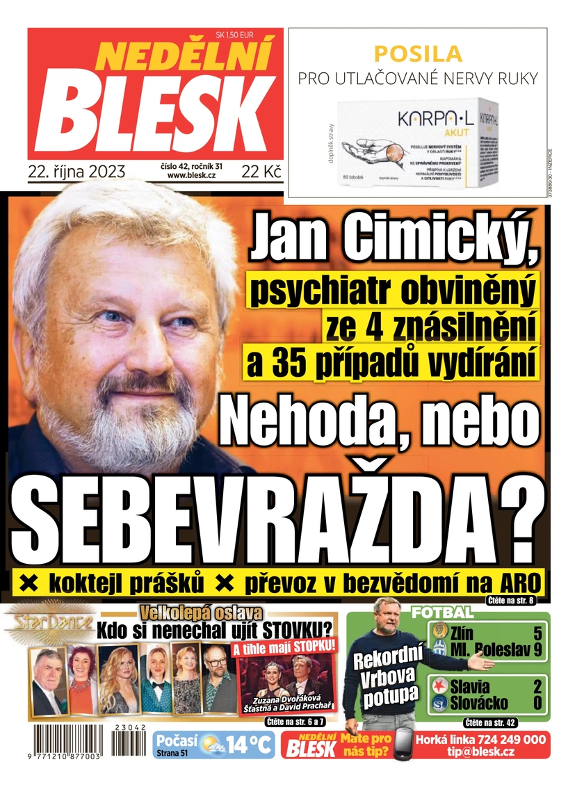 E-magazín NEDĚLNÍ BLESK - 42/2023 - CZECH NEWS CENTER a. s.