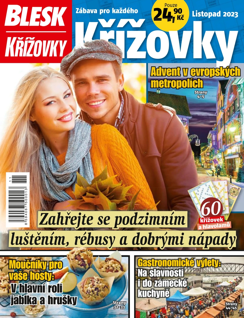 E-magazín BLESK KŘÍŽOVKY - 11/2023 - CZECH NEWS CENTER a. s.