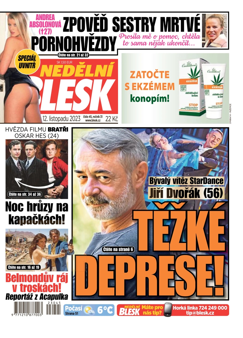 E-magazín NEDĚLNÍ BLESK - 45/2023 - CZECH NEWS CENTER a. s.