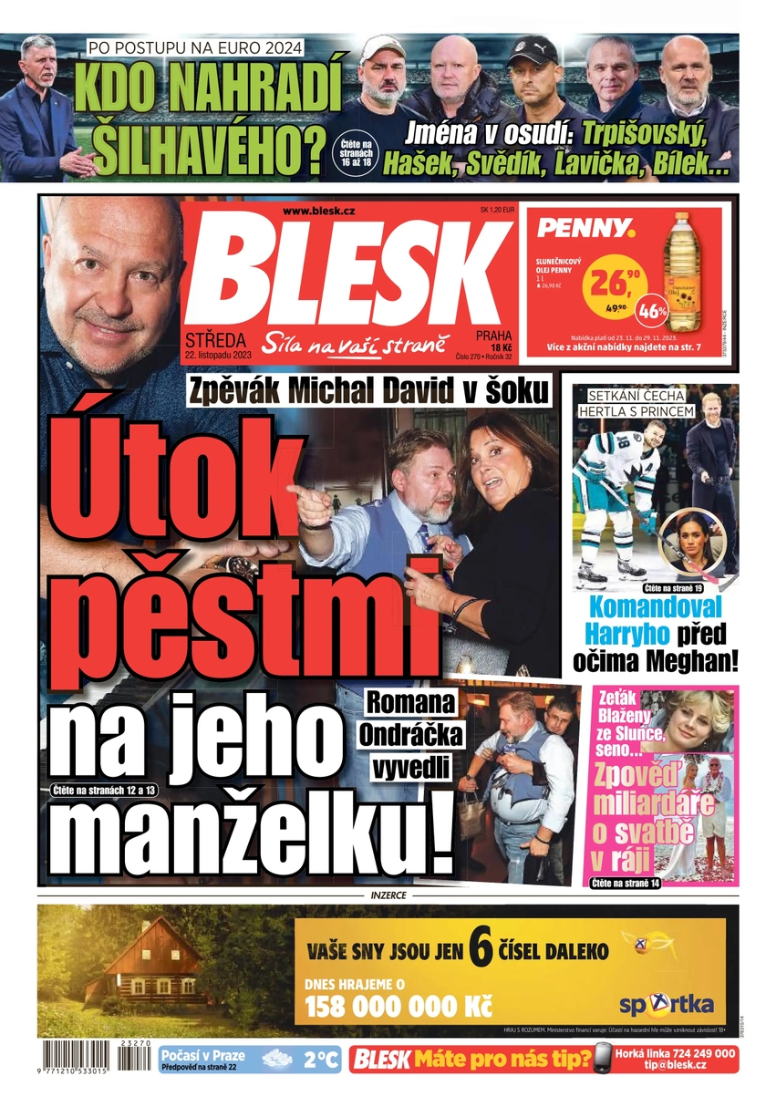 E-magazín BLESK - 22.11.2023 - CZECH NEWS CENTER a. s.