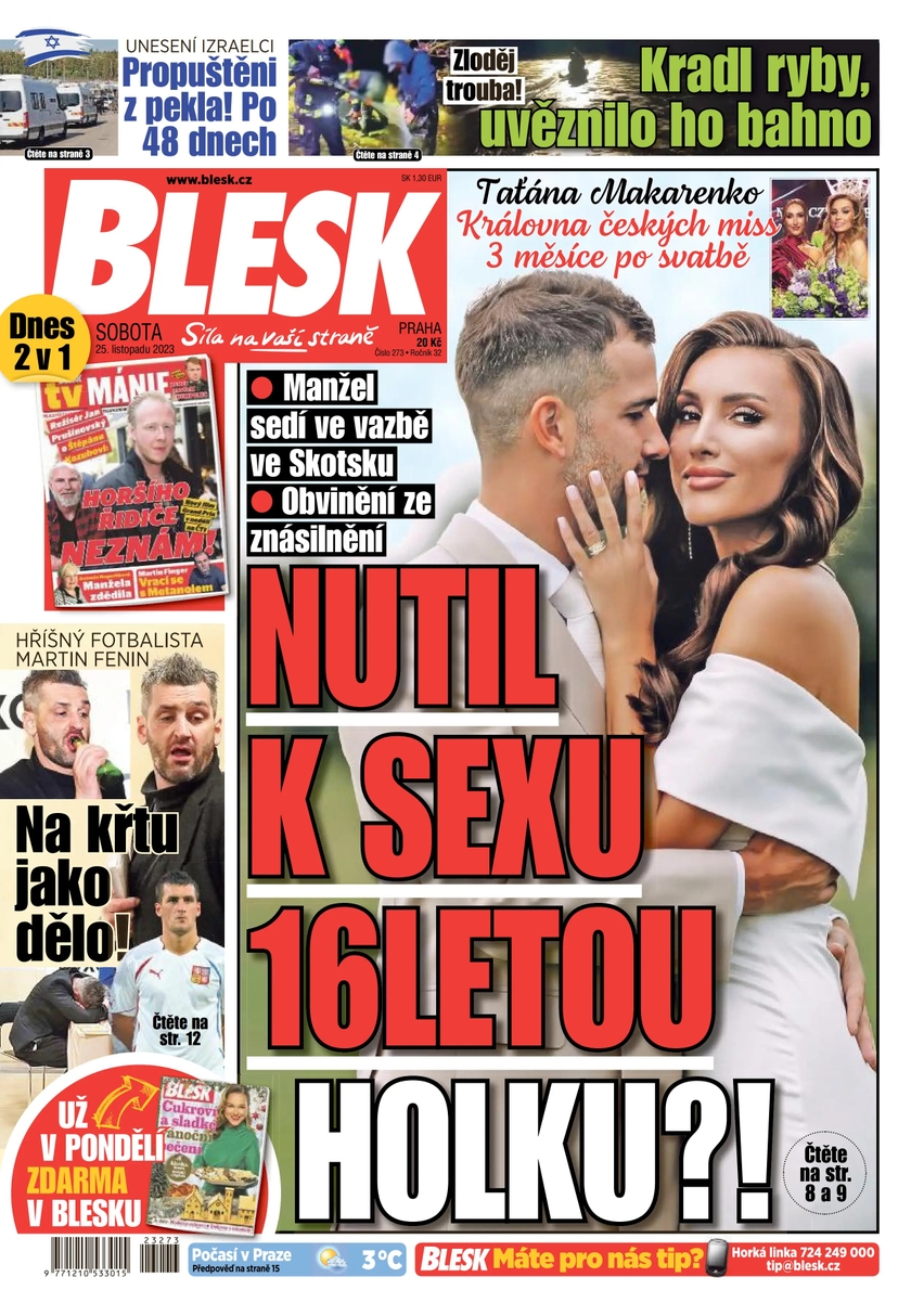E-magazín BLESK - 25.11.2023 - CZECH NEWS CENTER a. s.